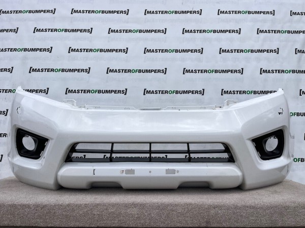 Nissan Navara Mk4 2016-2021 Front Bumper With Jets Holes Genuine [l487]