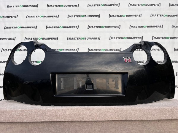 Nissan Gtr Gt-r R35 3.8 V6 2008-2015 Rear Bumper Black Genuine [l593]