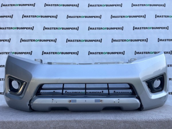 Nissan Navara Mk4 Pick Up 2016-2021 Front Bumper No Jets Holes Genuine [l544]