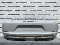 Porsche 718 Boxter S Cayman S 2016 - 2020 Rear Bumper In White Genuine [p312]