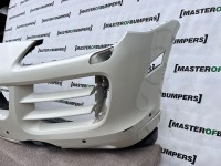 Porsche Cayenne Se Mk1 Lift 2007-2010 Front Bumper White Genuine [p28]