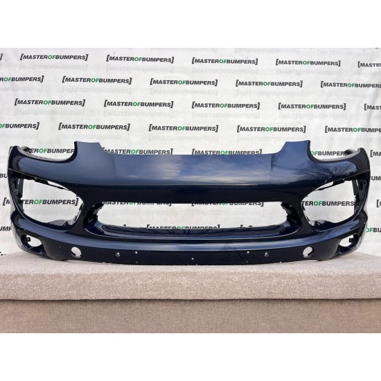 Porsche Cayenne Mk2 Suv 2011-2014 Front Bumper Blue 4 Pdc Genuine [p243]