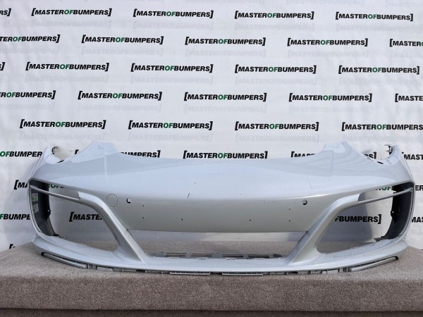 Porsche 911 Carrera S 4s C2 C4 991 2016-2018 Front Bumper White Genuine [p770]