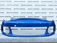 Porsche Panamera 4s E Hybrid Pdk 2017-2021 Front Bumper In Blue Genuine [p369]