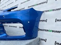 Porsche Panamera 4s E Hybrid Pdk 2017-2021 Front Bumper In Blue Genuine [p369]