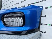 Porsche Cayman Gt4 Rs 981 2015-2019 Front Bumper In Blue Genuine [p373]