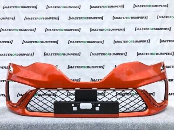 Renault Clio Rs Line Mk5 2019-on Front Bumper In Red Genuine [r399]