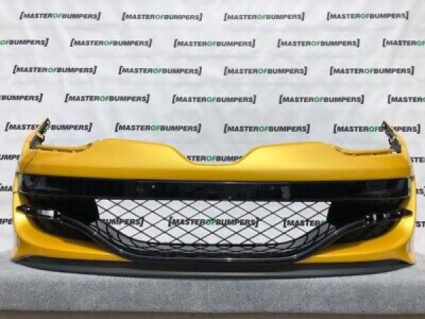 Renault Megane Rs Mk3 2014-2016 Front Bumper In Yellow Genuine [r392]