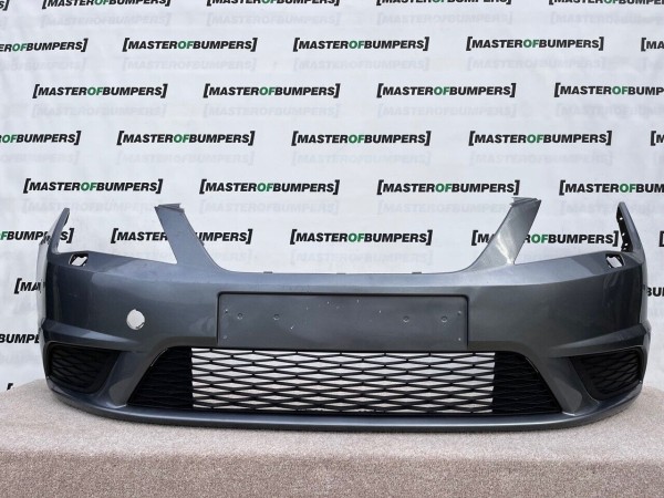 Seat Toledo Se Mk3 2012-2016 Front Bumper Grey No Pdc  + Jets Genuine [o356]