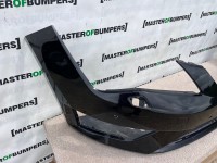 Seat Leon Fr Mk3 Hatchback 2013-2016 Front Bumper 4 Pdc + Jets Genuine [o481]