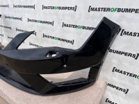 Seat Leon Fr Mk3 Hatchback 2013-2016 Front Bumper 4 Pdc + Jets Genuine [o481]