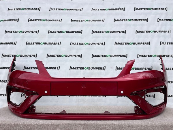 Seat Leon Fr Mk3 Face Lift 2016-2019 Front Bumper 4 Pdc No Jets Genuine [o482]