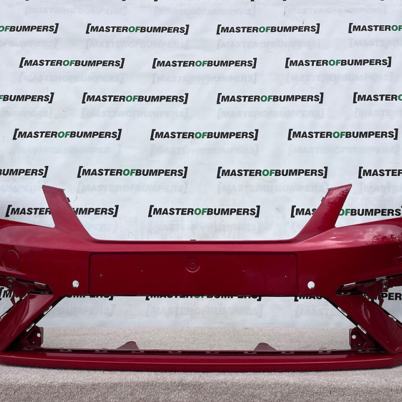 Seat Leon Fr Mk3 Face Lift 2016-2019 Front Bumper 4 Pdc No Jets Genuine [o482]