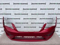 Seat Leon Fr Mk3 Face Lift 2016-2019 Front Bumper 4 Pdc No Jets Genuine [o482]