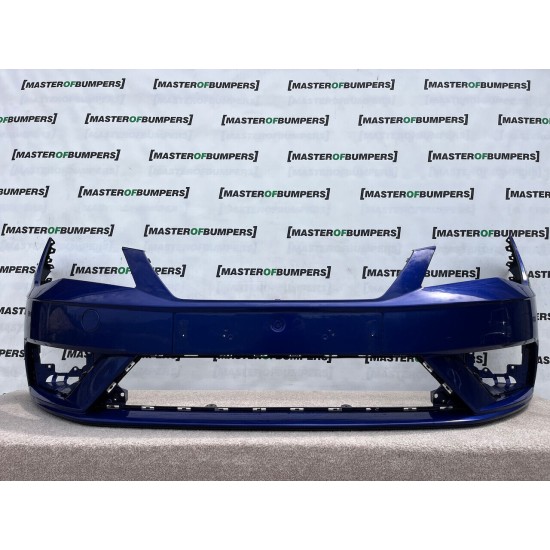 Seat Leon Se Mk3 Hatchback 2013-2016 Front Bumper No Pdc No Jets Genuine [o487]