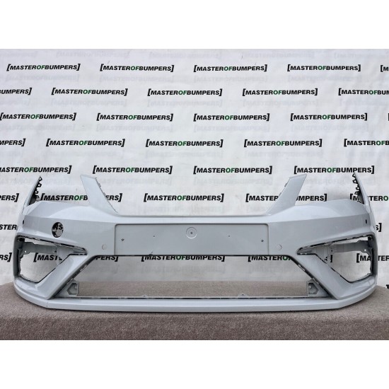 Seat Leon Fr Hatchback Mk3 Lift 2017-2020 Front Bumper 4 Pdc Genuine [o505]