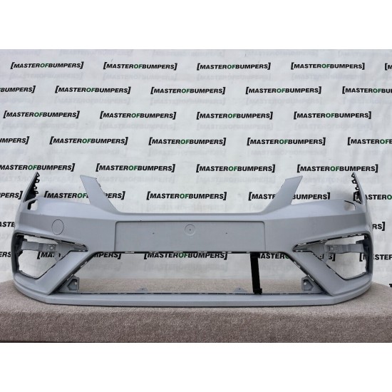 Seat Leon Fr Hatchback Mk3 Lift 2017-2020 Front Bumper No Pdc Jet Genuine [o506]