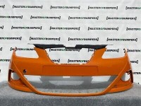 Seat Ibiza Mk4 2009-2011 Front Bumper In Orange Genuine [o244]