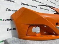 Seat Ibiza Mk4 2009-2011 Front Bumper In Orange Genuine [o244]