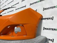 Seat Ibiza Mk4 2009-2011 Front Bumper In Orange Genuine [o244]