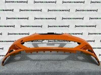 Seat Ibiza Mk4 2009-2011 Front Bumper In Orange Genuine [o244]