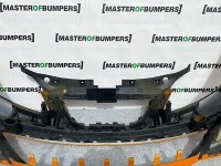 Seat Ibiza Mk4 2009-2011 Front Bumper In Orange Genuine [o244]