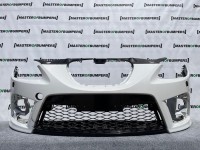 Seat Leon Fr Mk2 2005-2008 Front Bumper White No Pdc + Jets Genuine [o297]