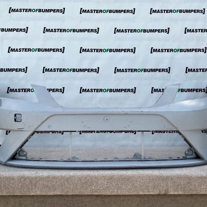 Seat Leon Fr Mk3 2013-2016 Front Bumper 4 Pdc + Jets Genuine [o414]