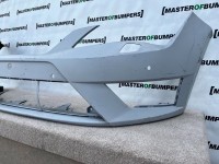 Seat Leon Fr Mk3 2013-2016 Front Bumper 4 Pdc + Jets Genuine [o414]