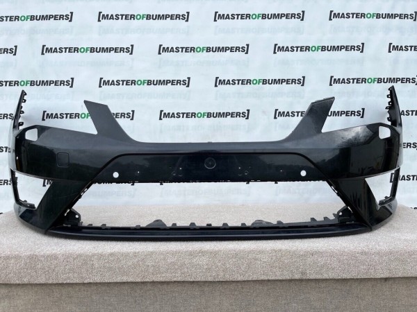 Seat Leon Fr Mk3 Pre-facelift 2013-16 Front Bumper 4 Pdc + Jets Genuine [o471]