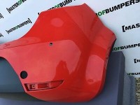 Seat Leon Fr 2009-2012 Rear Bumper In Red Genuine [o41]