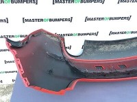 Seat Leon Fr 2009-2012 Rear Bumper In Red Genuine [o41]