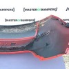 Seat Leon Fr 2009-2012 Rear Bumper In Red Genuine [o41]