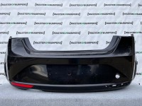 Seat Leon Se Mk2 Lift 2009-2012 Rear Bumper Black No Pdc Genuine [o302]