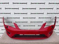 Seat Leon Fr Mk3 Hatchback 2013-2016 Front Bumper No Pdc + Jets Genuine [o378]