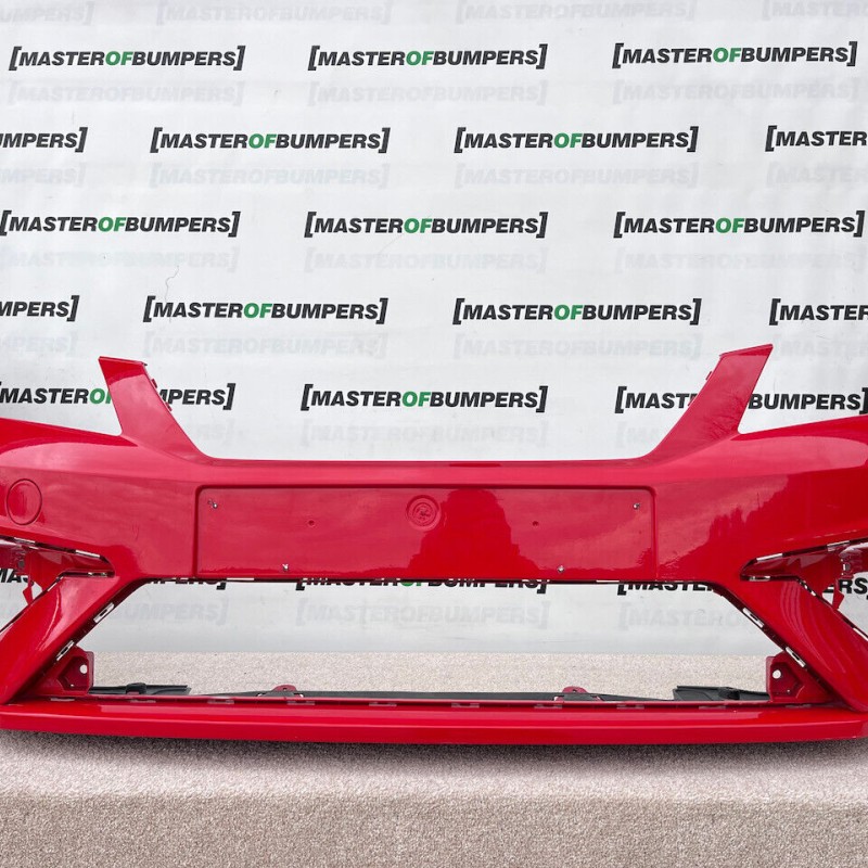 Seat Leon Fr Mk3 Face Lift 2016-2019 Front Bumper No Pdc + Jets Genuine [o379]