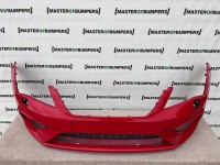 Seat Leon Fr Mk3 Face Lift 2016-2019 Front Bumper No Pdc + Jets Genuine [o379]