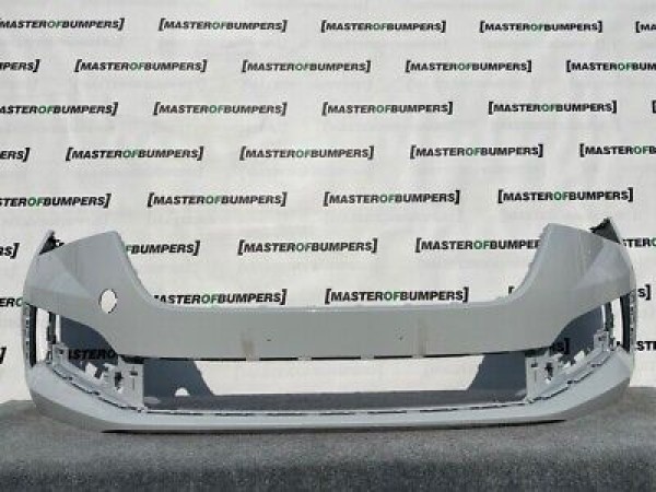 Skoda Octavia Mk4 2020-on Front Bumper In White Vgc Genuine [s257]