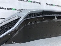 Skoda Octavia Vrs Mk4 2020-on Front Bumper Silver 4 X Pdc & Jets Genuine [s276]