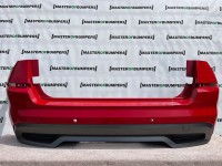 Skoda Kamiq Sel 2019-on Rear Bumper Red 4 Pdc Genuine [s371]