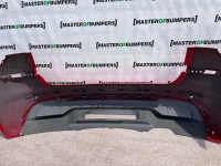 Skoda Kamiq Sel 2019-on Rear Bumper Red 4 Pdc Genuine [s371]