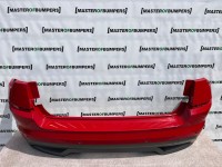 Skoda Kamiq Sel 2019-on Rear Bumper Red 4 Pdc Genuine [s371]