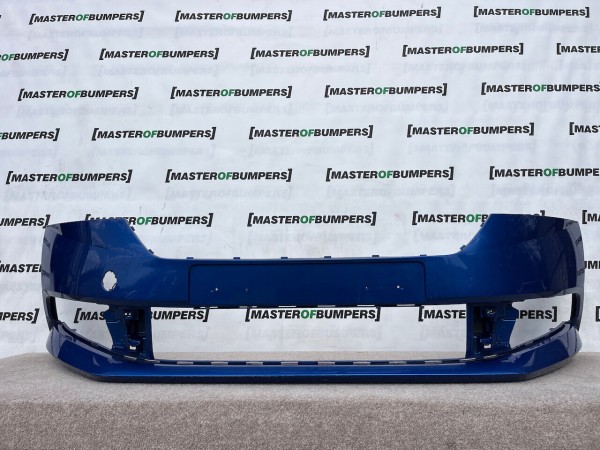 Skoda Fabia Hatchback Mk3 Lift 2018-2021 Front Bumper No Pdc Genuine [s480]