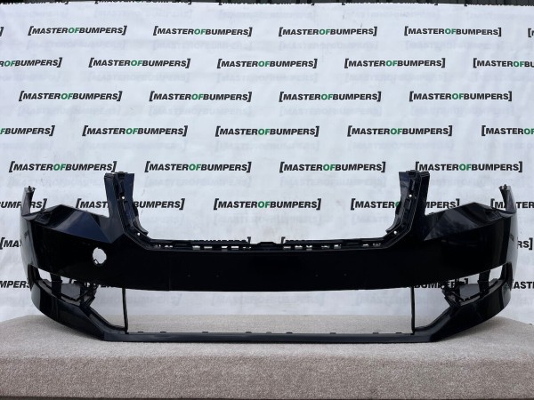 Skoda Superb Salon Estate Mk3 2015-2019 Front Bumper No Pdc +jets Genuine [s486]