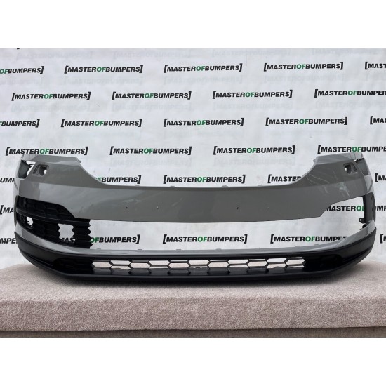 Skoda Karoq Act Edition 2017-2021 Front Bumper 4 Pdc +jets Genuine [s488]