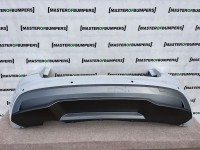 Skoda Kamiq Sel Exective 2019-2023 Rear Bumper White 4 Pdc Genuine [s495]