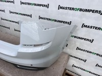 Skoda Kamiq Sel Exective 2019-2023 Rear Bumper White 4 Pdc Genuine [s495]