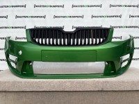 Skoda Octavia Vrs Mk3 2012-2015 Front Bumper No Pdc + Jets Genuine [s393]