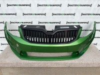 Skoda Octavia Vrs Mk3 2012-2015 Front Bumper No Pdc + Jets Genuine [s393]