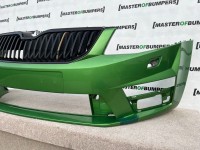 Skoda Octavia Vrs Mk3 2012-2015 Front Bumper No Pdc + Jets Genuine [s393]